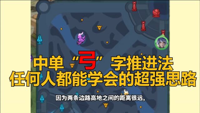 “中单弓字推进”法,不需要大脑思考的无敌游走思路,还不快学!