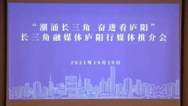 潮涌长三角 奋进看庐阳|长三角主流媒体赴庐阳开展采风活动