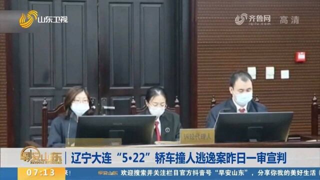 辽宁大连“5ⷲ2”轿车撞人逃逸案致5死8伤,被告人一审被判死刑