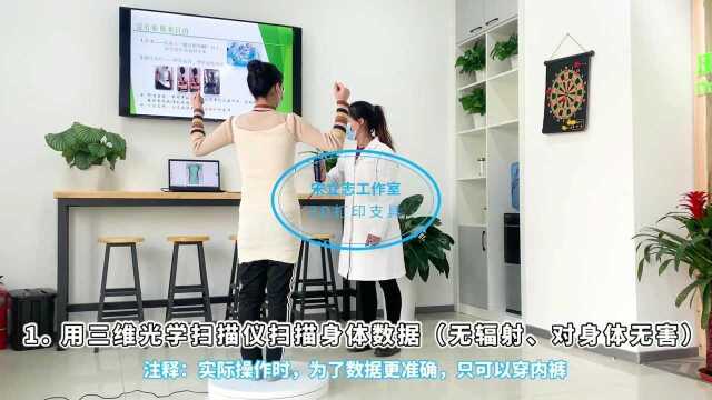 宋立志工作室点压式脊柱侧弯矫形3D打印支具制作过程