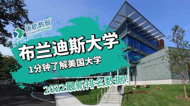 一分钟了解美国布兰迪斯大学—2022年最新排名—续航教育可视化大数据