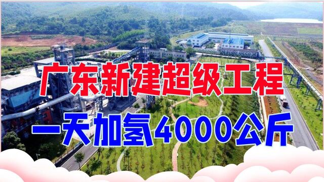 占地20亩投资3500万,广东新建超级工程,一天加氢4000公斤