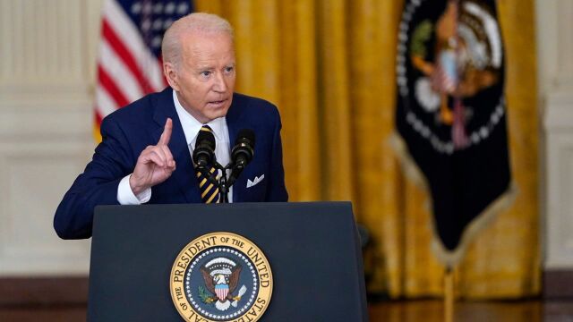 Biden holds press conference as he marks first year in office