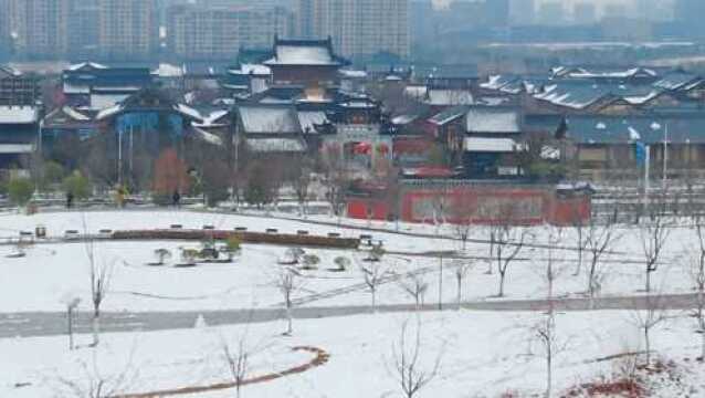 太美了!航拍南京南部中心溧水雪景,每一帧都想收藏