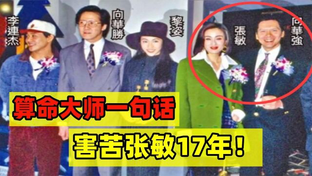 张敏9年“秘密情人”,终于等到向华胜离婚,大师13字害张敏17年