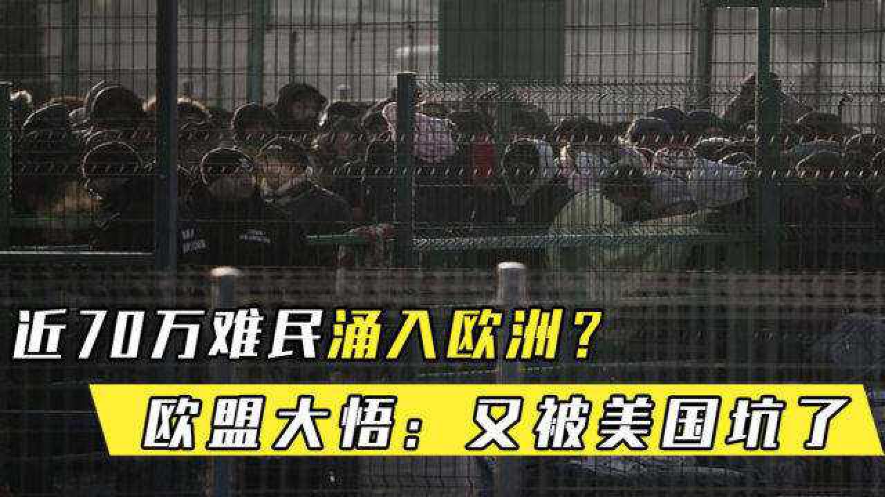 近70万难民涌入欧洲?欧洲多国终于醒悟,突然调转枪口对准美国