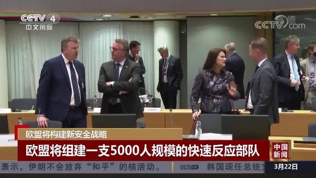 欧盟将构建新安全战略 欧盟国家领导人本周将签署“战略指南”文件