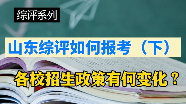 11所山东省综评高校招录详解,哪些专业多少分有入围机会