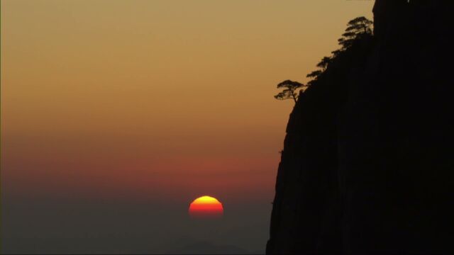 崇山大海城市日出朝阳 日落黄昏晚霞 延时摄影 