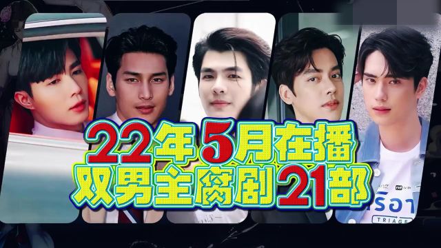 2022年5月在播的双男主腐剧21部(新剧来袭)