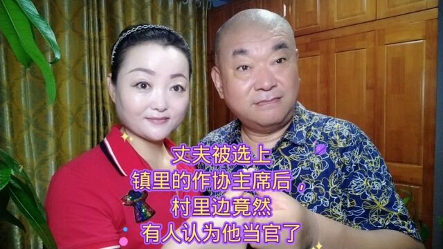 丈夫被选上镇里的作协主席后,村里边竟然有人认为他当官了