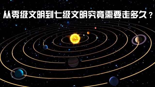 从零级文明到七级文明究竟需要走多久?人类目前是零级