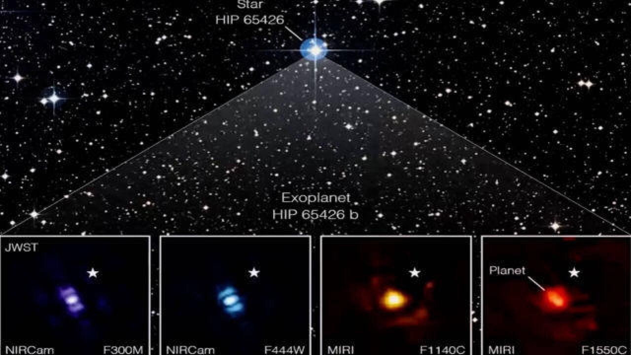 太阳系外行星直接图像曝光 质量为木星的6至12倍,比地球“年轻”