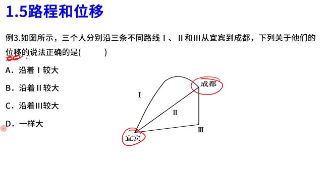 高中物理必修1:1.5 路程和位移(完整版知识点讲解)