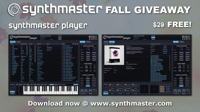 SynthMaster 2 Player FREE until November 1, download now!