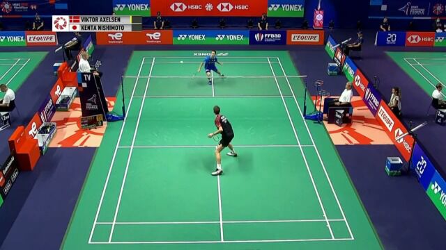 Badminton French Open 2022 Viktor AXELSEN vs Kenta NISHIMOTO