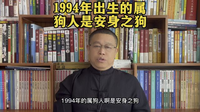 秦华说生肖:1994年出生的属狗人是什么样的人?1994年的属狗人是安身之狗