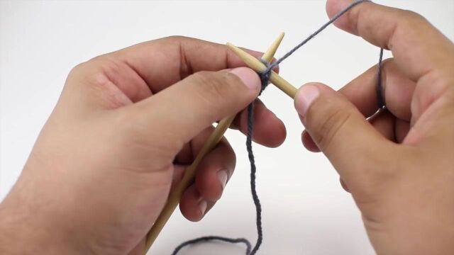 梨花带雨编织店 上针起针法 How to Knit the Purled On Cast On