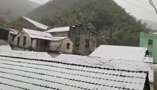 刷屏了!诸暨雪景!接下来还有...