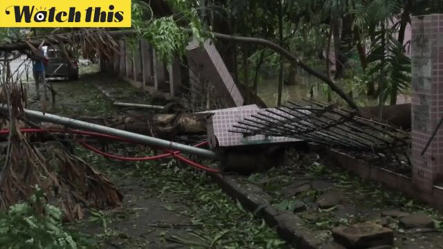 气旋风暴“曼都斯”袭击印度南部 造成至少4人遇难 上百间房屋受损