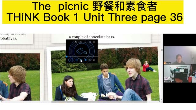 The picnic 野餐和素食者 THiNK Book 1 Unit 3 page 36