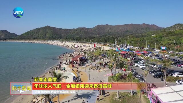 新春走基层 年味浓人气旺 金厢银滩迎来客流高峰