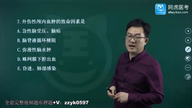 2024年014神经外科学正高主任医师考试备战视频(精讲课+题库)历年真题案例分析题(1)