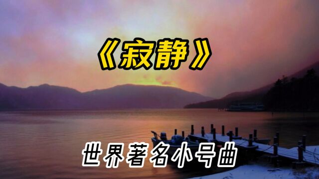 振奋人心的小号名曲《寂静》,就像划破夜空的一颗流星