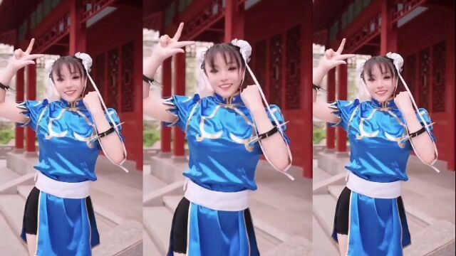 还原度非常棒的春丽cosplay来袭,你爱了吗? 横屏