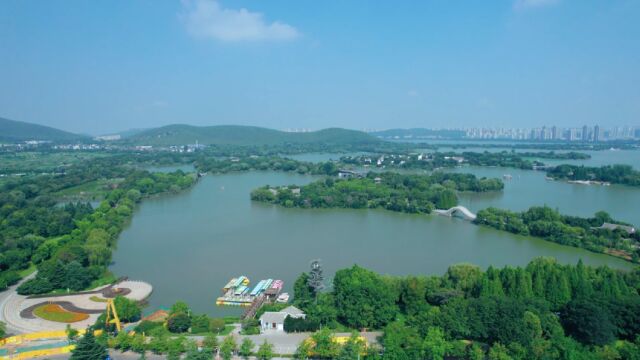 徐州市云龙湖风景区小南湖美丽景色