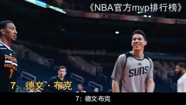 NBA官方mvp排行榜