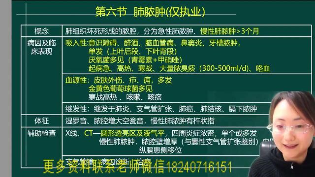 临床呼吸系统肺脓肿~肺血栓栓塞症(1)