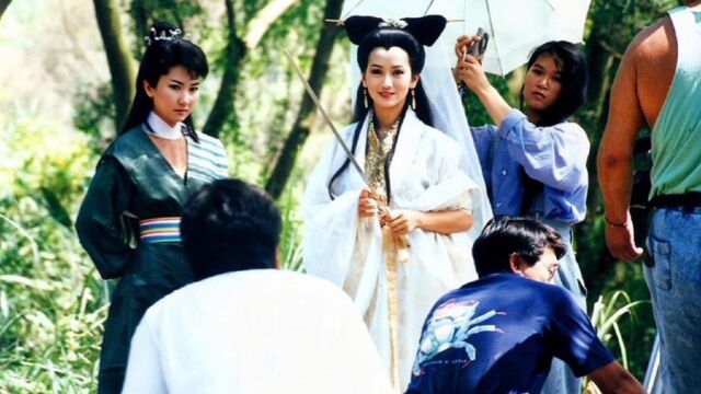 1992年《新白娘子传奇》拍摄花絮剧照 太经典了