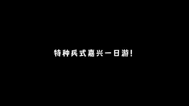 浙江省嘉兴市,特种兵式旅游之嘉兴