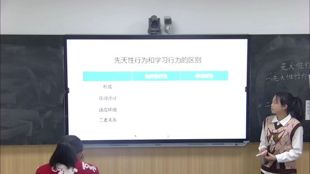 419乔玥頔先天性行为和学习行为