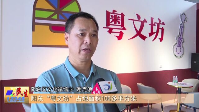 阳江首个县区级“粤文坊”揭牌 将提供特色文化艺术服务