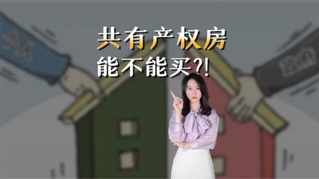 共有产权房能不能买?