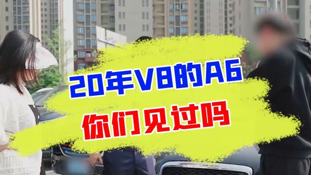 大哥非要买20年的V8奥迪A6,可这种老车能买吗?