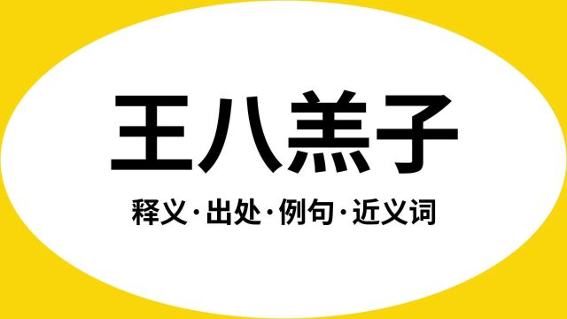 “王八羔子”是什么意思?