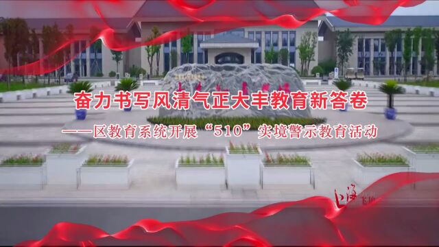 【大丰教育】奋力书写风清气正大丰教育新答卷——区教育系统开展“510”实境警示教育活动