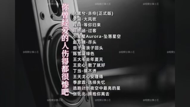 伤心歌曲15首 #这里的歌 #拍视频分千万