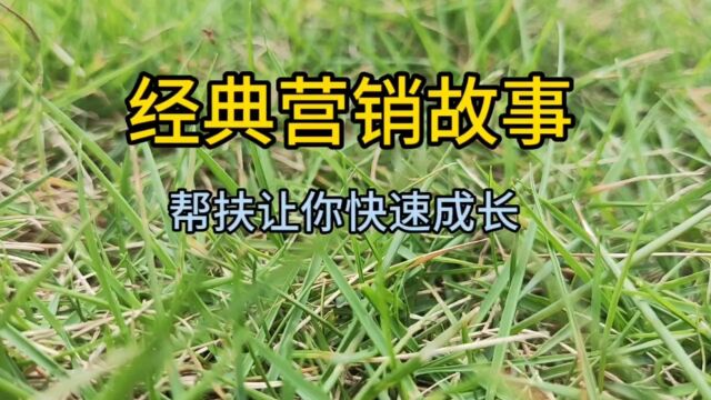 经典营销故事,帮扶让您快速成长