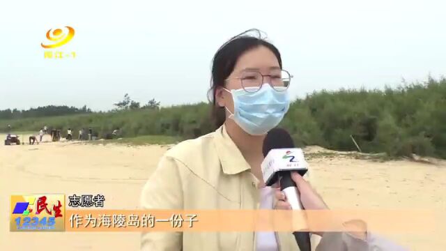 海陵区开展防护林环境卫生整治行动