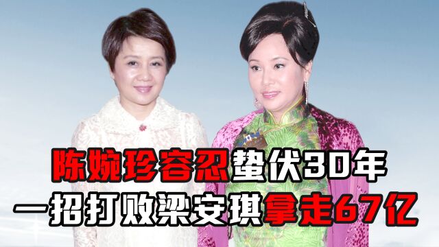 陈婉珍容忍蛰伏30年,一招打败梁安琪拿走67亿