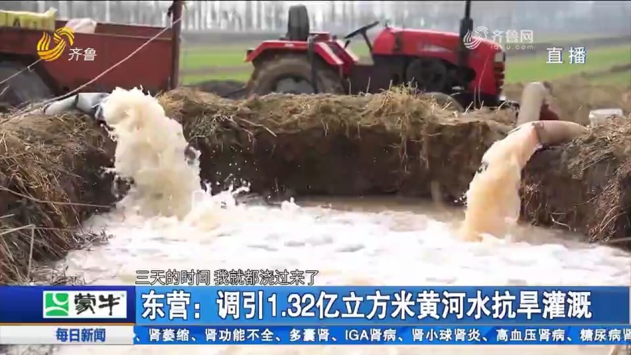 调引1.32亿立方米黄河水!东营积极引黄抗旱,保灌溉助秋收解民忧