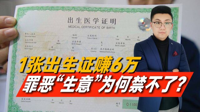 1张出生证赚6万!罪恶“生意”为何禁不了?社交平台成“帮凶”