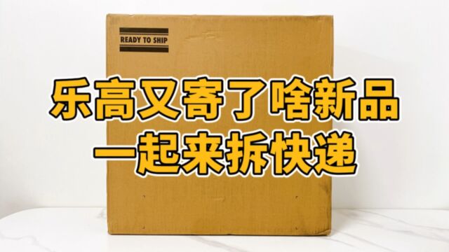 乐高又寄了快递,猜猜这次是什么新品?