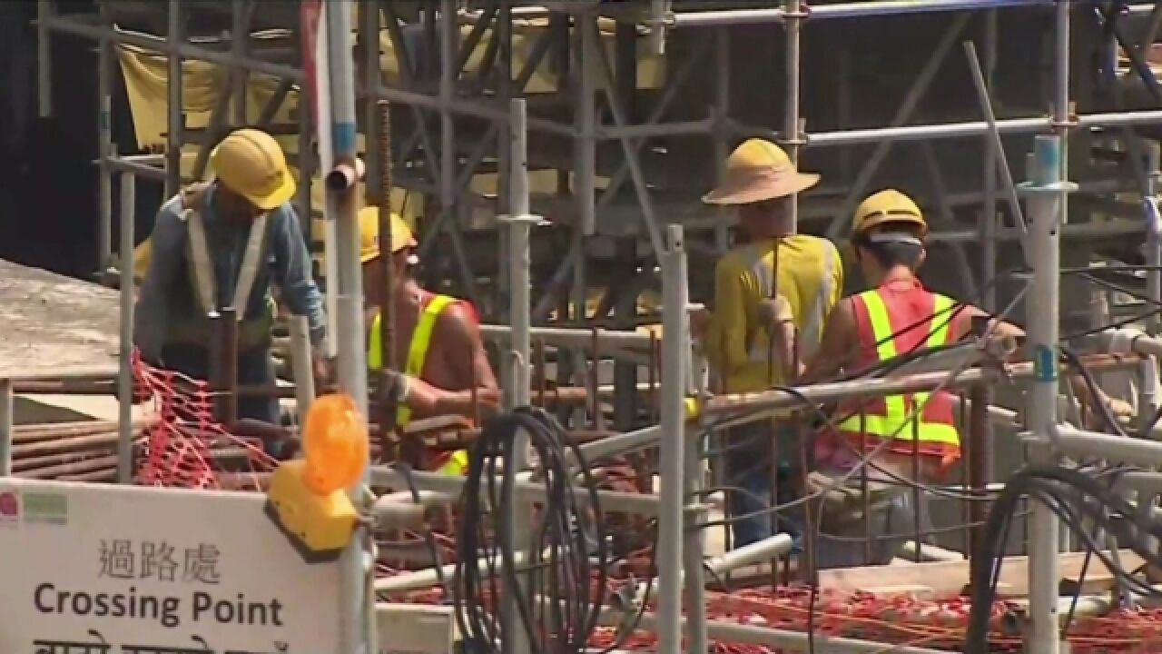 香港建造业劳工预计第四季度抵港,部分工种最高月薪逾4万港元