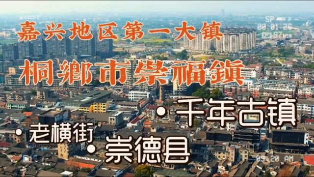 实拍浙江嘉兴地区桐乡市第一大镇崇福镇!崇福皮草闻名全国!