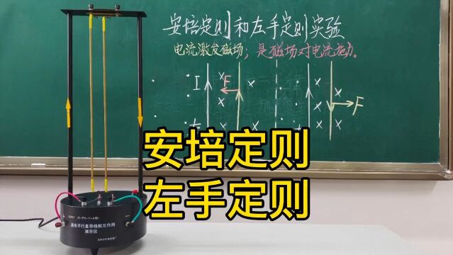 安培定则和左手定则实验